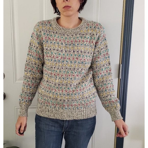 Vintage‎ 80s Gray Wool Blend Sweater